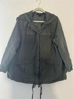 Torrid Women’s Size 2 Olive Green Quilted Hooded Jacket